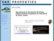 Tablet Screenshot of dandrproperties.com